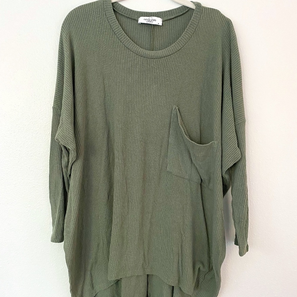 Women's CJLA Carson Pullover Sweater Olive M